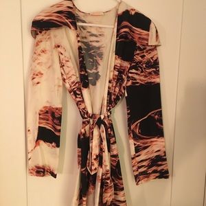 Sass & Bide lightweight silk trench coat